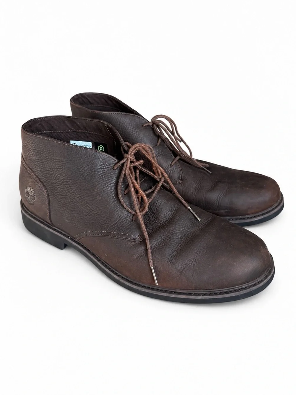Timberland Stormbucks Waterproof Chukka Boots Brown Leather Mens 13
